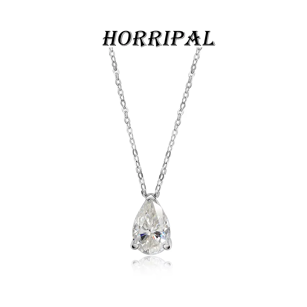 HORRIPAL 1-5ct D VVS1 Pear Cut Moissanite Pendant Necklace 925 Sterling Silver GRA Certified Classic and Minimalist Fine Jewelry
HORRIPAL 1-5ct D VVS1 Pear Cut Moissanite Pendant Necklace 925 Sterling Silver GRA Certified Classic and Minimalist Fine Jewelry