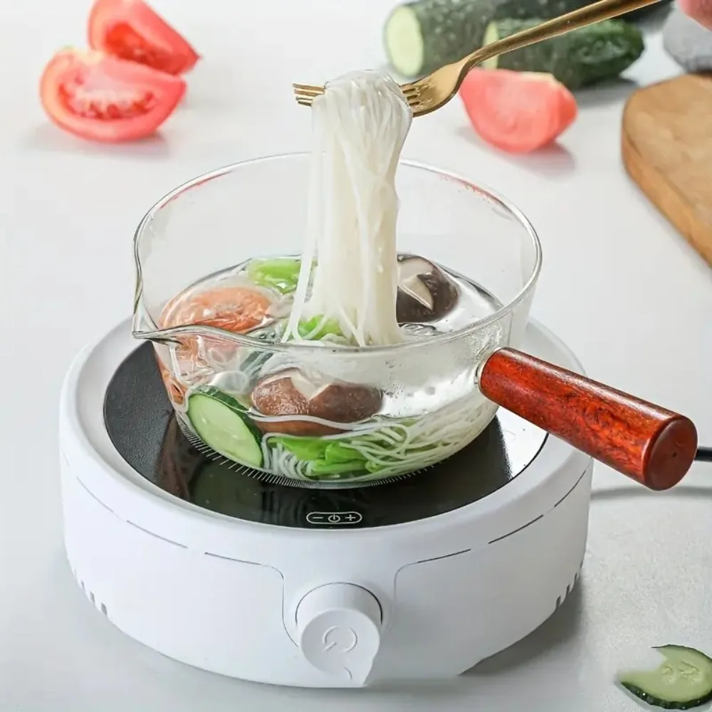 Fashion Wood Handle Glass Milk Pot Transparent Heating Noodle Pot Mini Heat-resistant Butter Warmer Pot Porridge
Fashion Wood Handle Glass Milk Pot Transparent Heating Noodle Pot Mini Heat-resistant Butter Warmer Pot Porridge