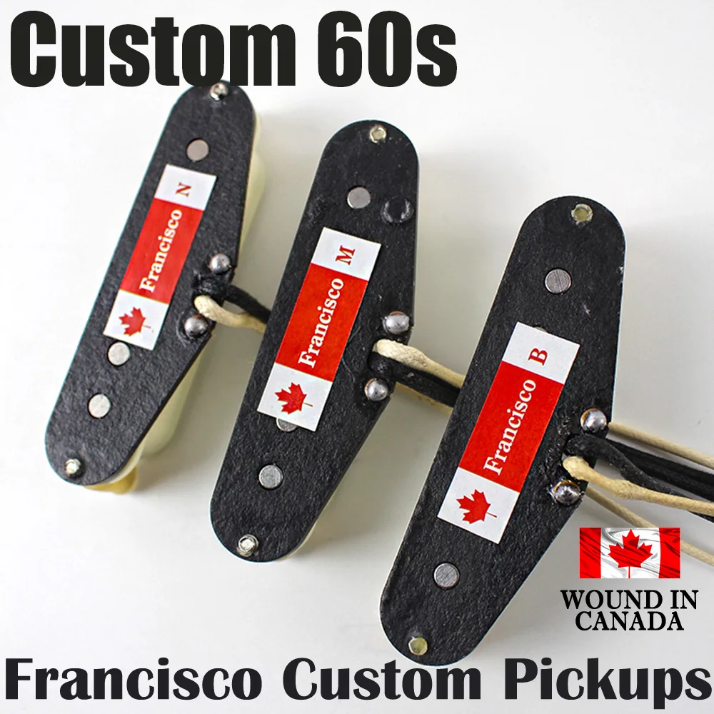 ST Electric Guitar Pickups 60s Hand-made Alnico V SSS Porcelain Steel High-quality Copper Wire Winding Process
ST Electric Guitar Pickups 60s Hand-made Alnico V SSS Porcelain Steel High-quality Copper Wire Winding Process