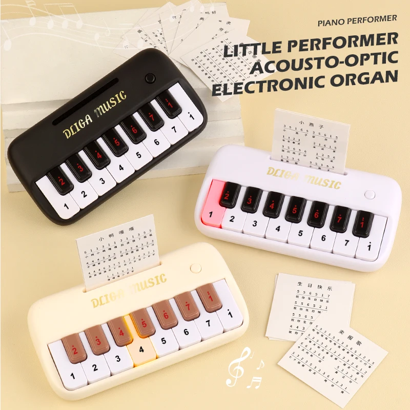 Electric Mini Piano Early Education Keyboard Toy Multifunctional Piano with Light Portable Musical Instrument Children Gift
Electric Mini Piano Early Education Keyboard Toy Multifunctional Piano with Light Portable Musical Instrument Children Gift