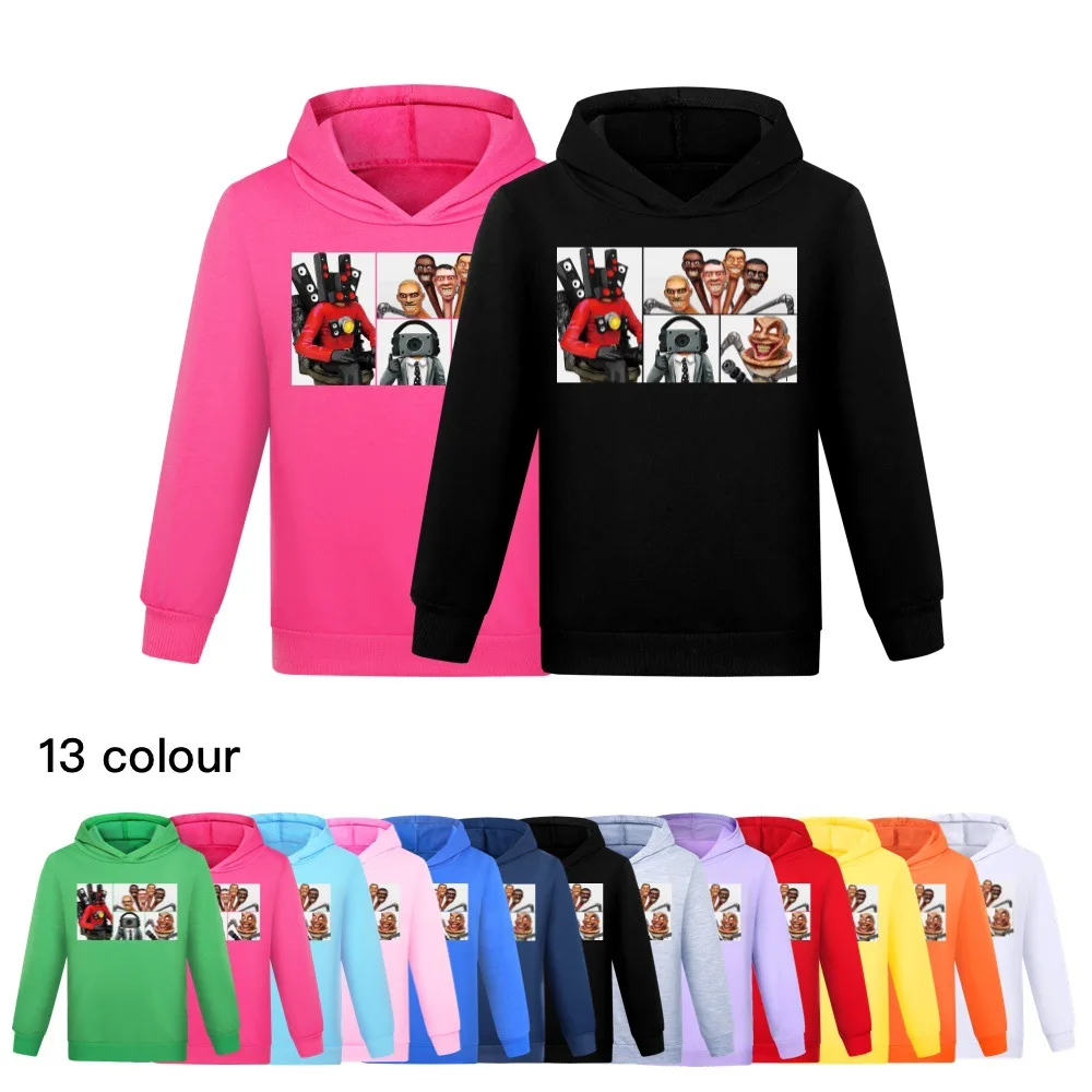 Fashion Game Cameraman Skibidi Toilet Titan TV Speaker Boy Kids Funny Sweater Children's Clothing Jacket Kids Clothes
Fashion Game Cameraman Skibidi Toilet Titan TV Speaker Boy Kids Funny Sweater Children's Clothing Jacket Kids Clothes