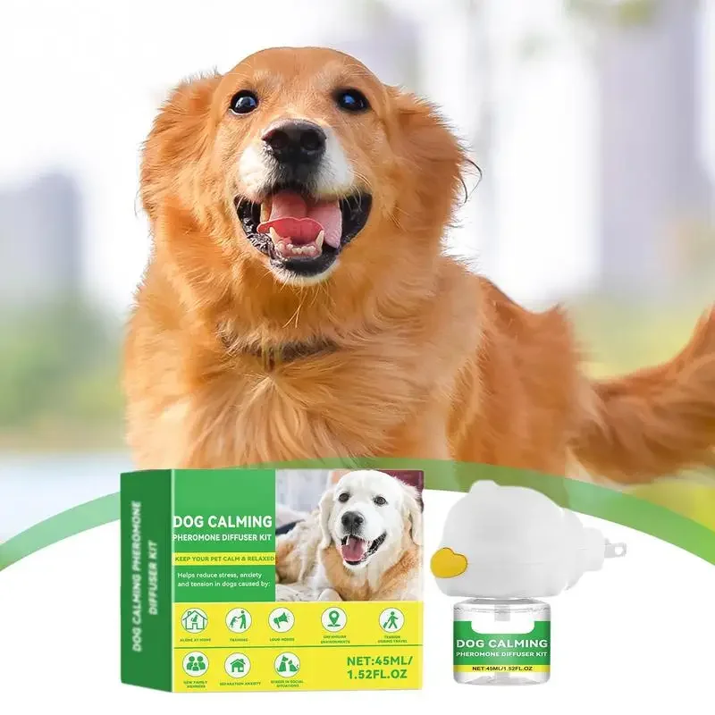 Dog Calming Diffuser Appeasing Pet Diffuser Dog Pheromone,Relieve anxiety in the new environment
Dog Calming Diffuser Appeasing Pet Diffuser Dog Pheromone,Relieve anxiety in the new environment