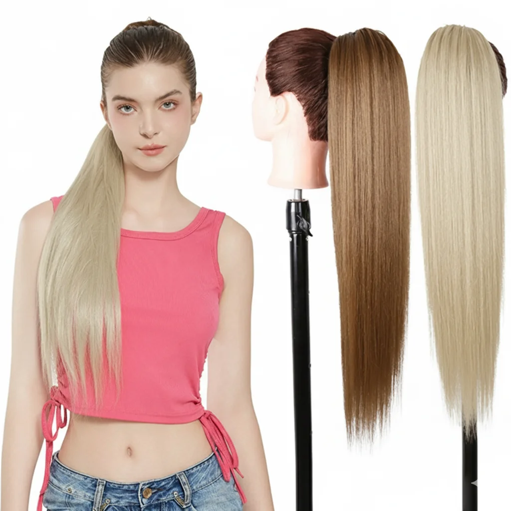 JULIANNA синтетический длинный прямой зажим для наращивания волос в хвосте, термостойкое волокно канекалона для женщин
JULIANNA синтетический длинный прямой зажим для наращивания волос в хвосте, термостойкое волокно канекалона для женщин