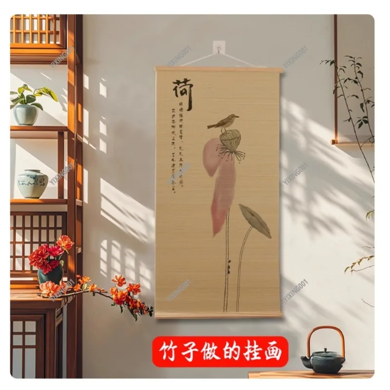 Lotus Zen, новая китайская бамбуковая занавеска, художественная роспись с принтом для домашнего декора с несколькими сценами
Lotus Zen, новая китайская бамбуковая занавеска, художественная роспись с принтом для домашнего декора с несколькими сценами