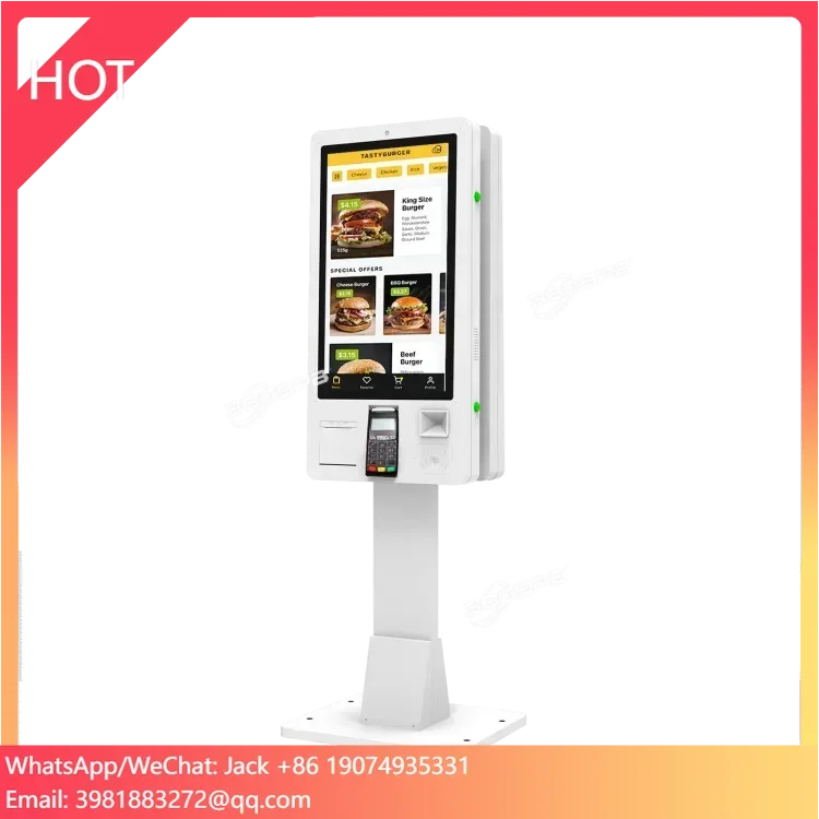 360SPB | SFP32C-2 32'' Double-Sided Self-check-in Kiosk Payment Lock All In One Capacitive Screen Self-service Machine
360SPB | SFP32C-2 32'' Double-Sided Self-check-in Kiosk Payment Lock All In One Capacitive Screen Self-service Machine