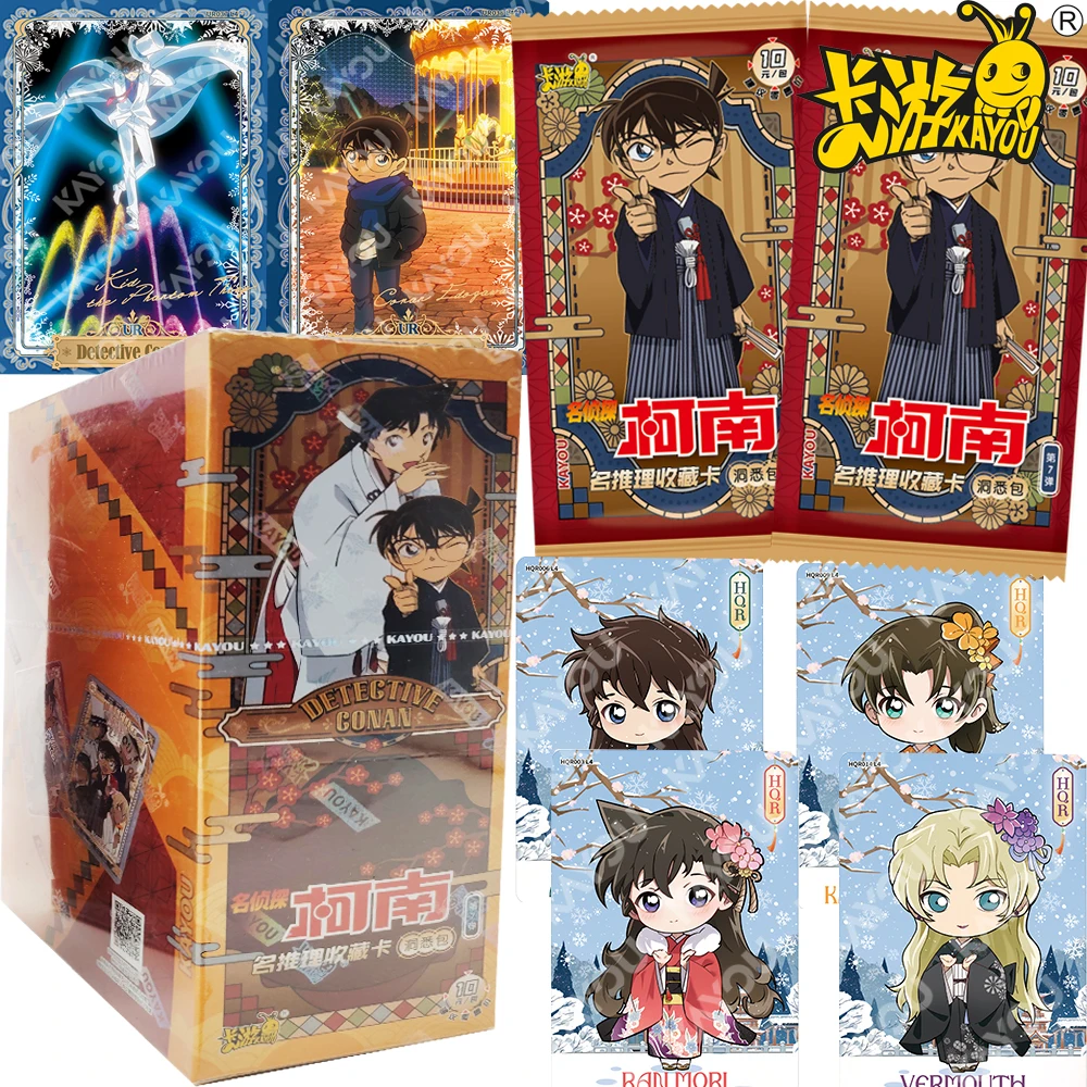 Original KAYOU Detective Conan Collection Cards Exquisite Craftsmanship High-quality Anime Character Peripheral Cards Toys Gifts
Original KAYOU Detective Conan Collection Cards Exquisite Craftsmanship High-quality Anime Character Peripheral Cards Toys Gifts