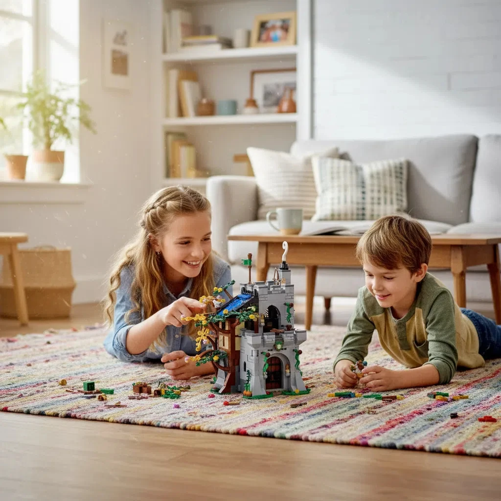 627 PCS Medieval Outpost Building Set - MOC Forest Guard Station Model, Creative Vintage Toy Gift for Kids Age 8+
627 PCS Medieval Outpost Building Set - MOC Forest Guard Station Model, Creative Vintage Toy Gift for Kids Age 8+