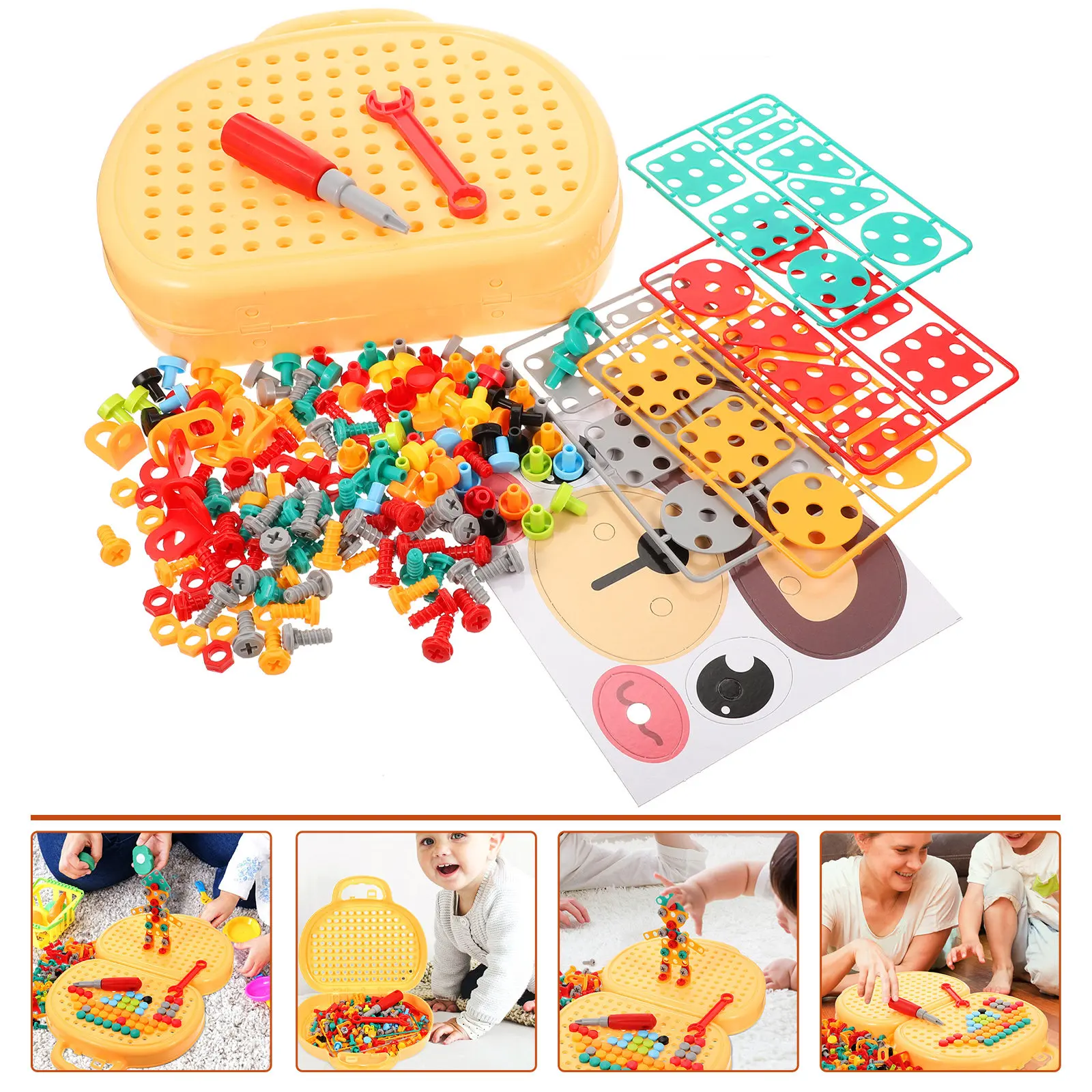 1Set Kids Nut DIY Educational Tool Set Safe Plastic Toddler Manual Tool Kit Early Learning Gift Interactive Hand Eye
1Set Kids Nut DIY Educational Tool Set Safe Plastic Toddler Manual Tool Kit Early Learning Gift Interactive Hand Eye