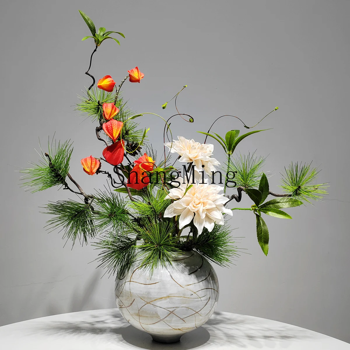 CL New Chinese Simulation Flower Art Pine Branch Sales Office Model Room Coffee Table Flower Restaurant Flower Arrangement
CL New Chinese Simulation Flower Art Pine Branch Sales Office Model Room Coffee Table Flower Restaurant Flower Arrangement