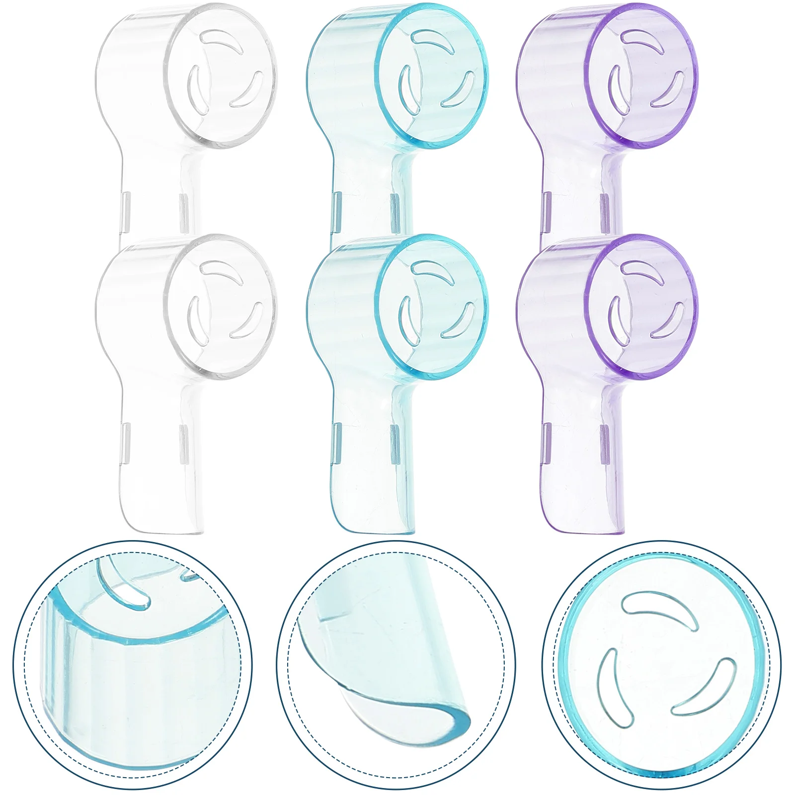 6 Pcs Mouthwash Toothbrush Hood Dust Cap Toothbrushes Covers for Round Plastic Travel
6 Pcs Mouthwash Toothbrush Hood Dust Cap Toothbrushes Covers for Round Plastic Travel