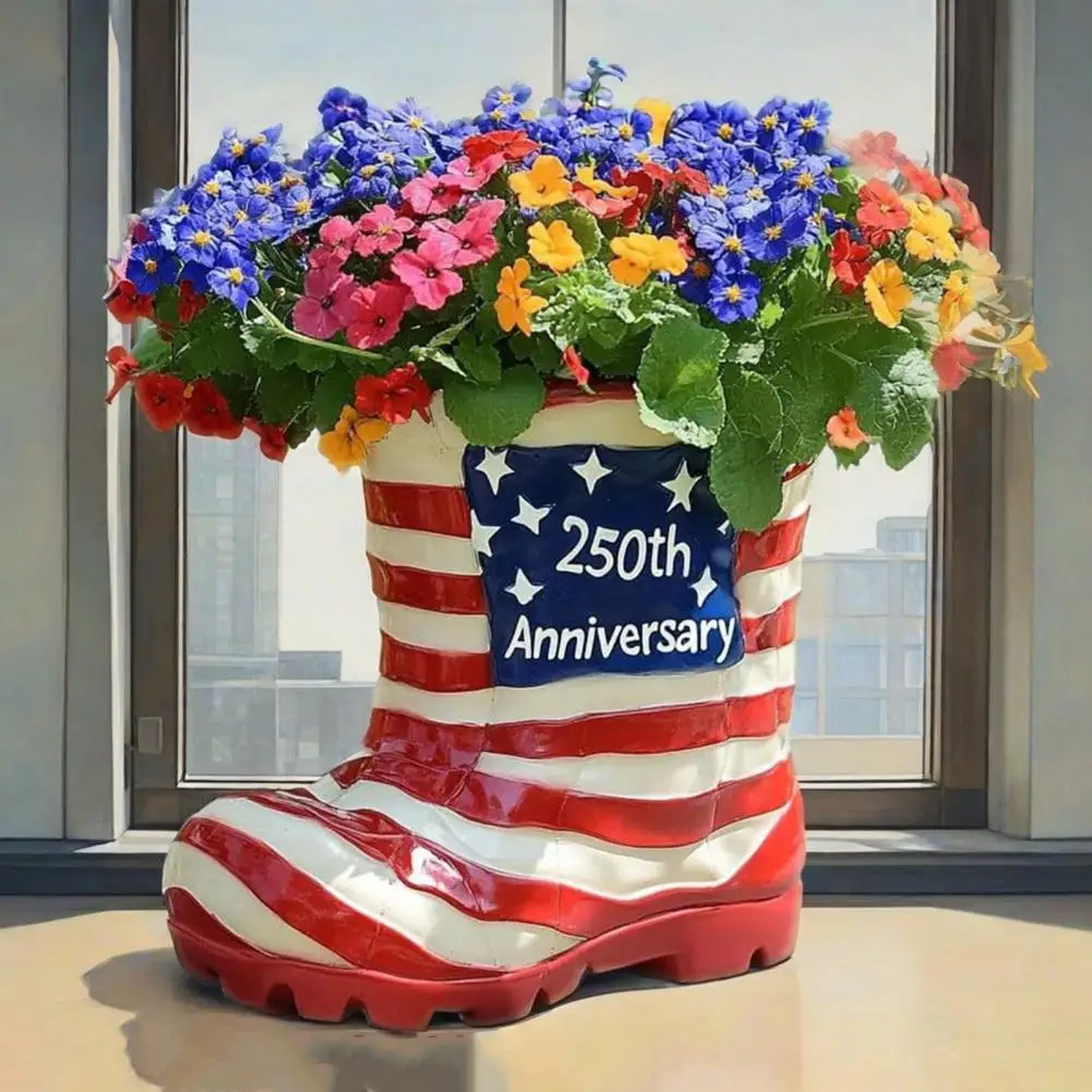 Iconic American Flag Planter Patriotic American Flag Boot Planter 250th Statue Collector Gift Active Service Collectible Outdoor
Iconic American Flag Planter Patriotic American Flag Boot Planter 250th Statue Collector Gift Active Service Collectible Outdoor