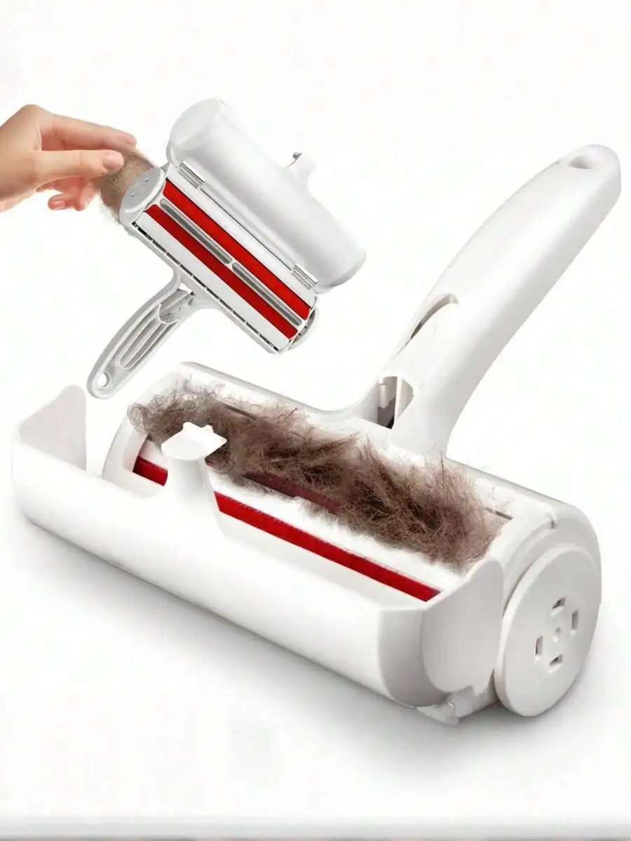 Pet Hair Remover And Reusable Lint Roller - Cat And Dog Hair Remover For Furniture, Sofas, Carpets, Clothes And Bedding - Portable, Multi-Surface Hair Removal Tool (White)
Pet Hair Remover And Reusable Lint Roller - Cat And Dog Hair Remover For Furniture, Sofas, Carpets, Clothes And Bedding - Portable, Multi-Surface Hair Removal Tool (White)