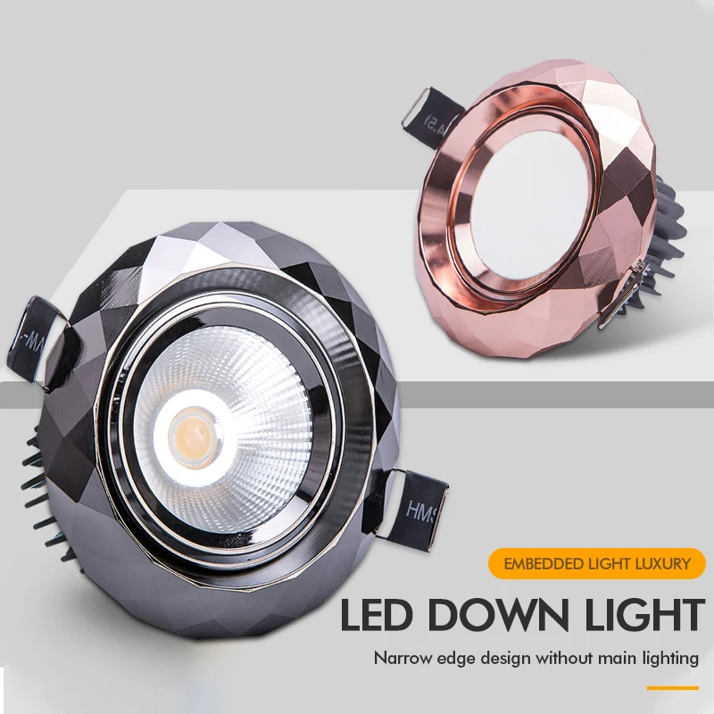 LED Downlight Recessed Ceiling Lamp 7W 5W Thick Aluminum Dimmable Embedded SpotLights for Home Office Store Indoor Lighting
LED Downlight Recessed Ceiling Lamp 7W 5W Thick Aluminum Dimmable Embedded SpotLights for Home Office Store Indoor Lighting