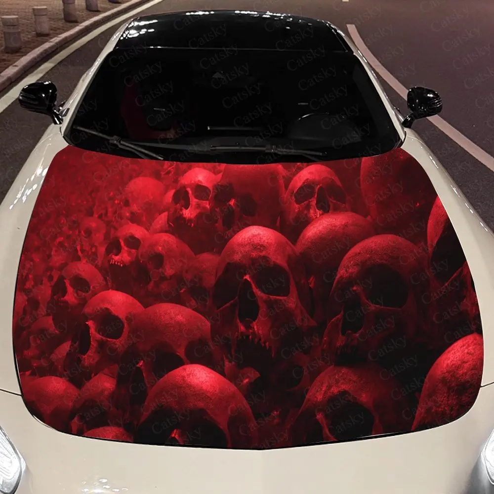 Eerie Red Skull Auto Cover Sticker, Waterproof and Self-adhesive Auto Hood Decal, Auto Vinyl Wraps, Cool Car Exterior Decal, Hol
Eerie Red Skull Auto Cover Sticker, Waterproof and Self-adhesive Auto Hood Decal, Auto Vinyl Wraps, Cool Car Exterior Decal, Hol
