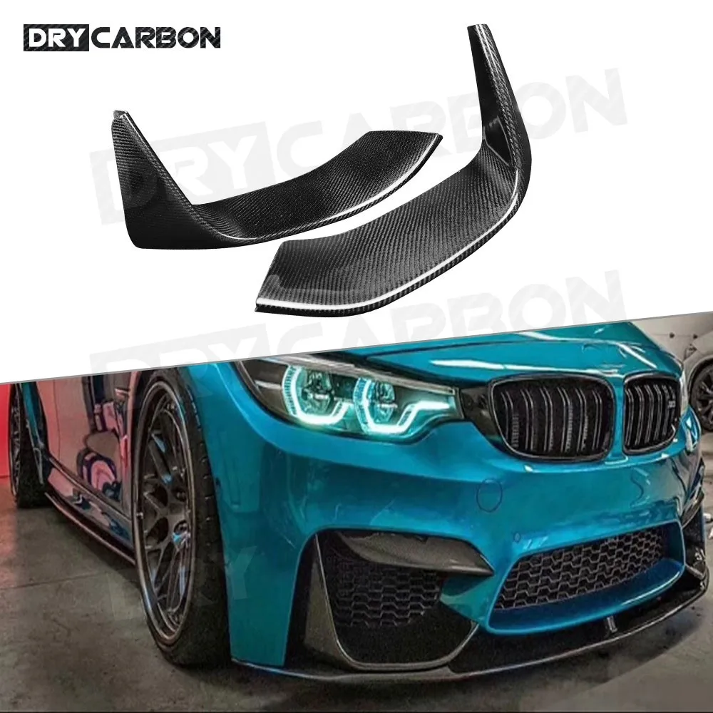 DRY CARBON Car Front Flaps Apron for BMW F80 M3 F82 F83 M4 2014-2017 Carbon Fiber Front Splitters Spoiler Body Kits Accessories
DRY CARBON Car Front Flaps Apron for BMW F80 M3 F82 F83 M4 2014-2017 Carbon Fiber Front Splitters Spoiler Body Kits Accessories