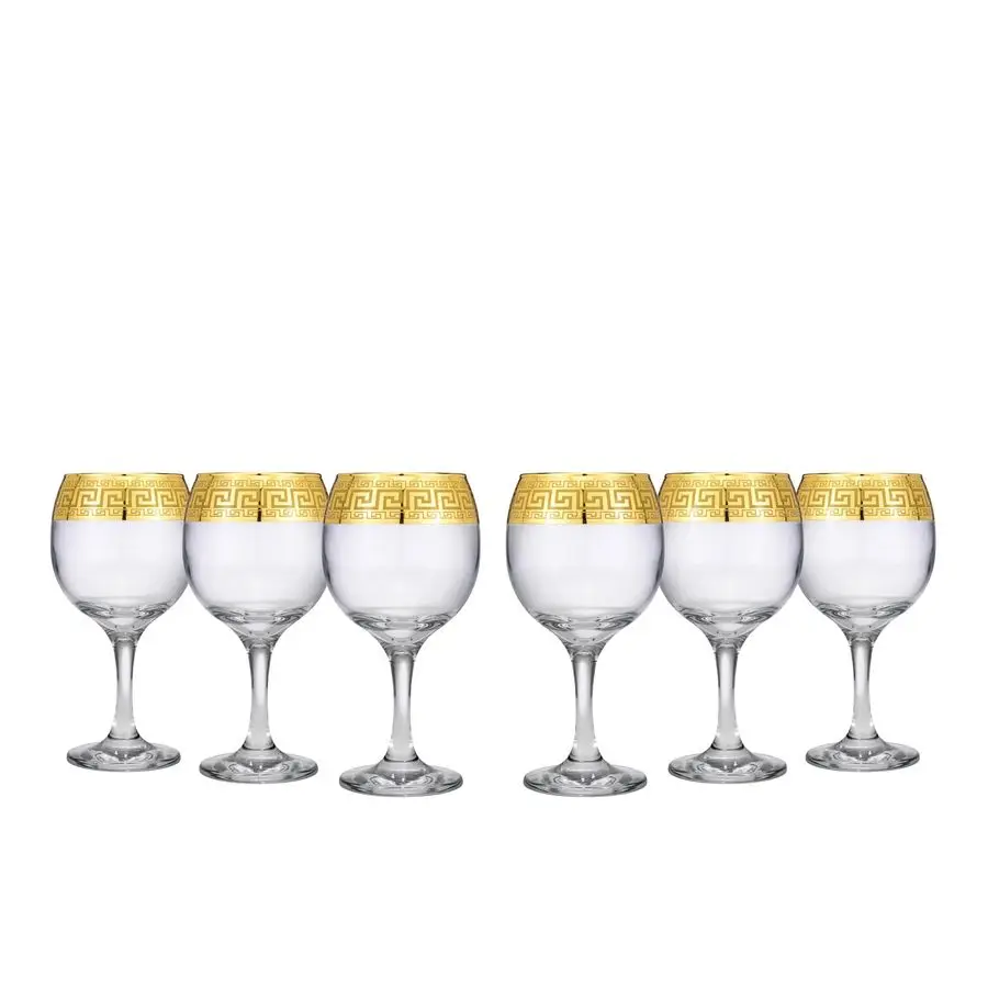 Набор из 6 круглых бокалов для вина Greek Key объемом 8,8 унций (250 мл) с ножкой, подходят для мытья в посудомоечной машине, высококачественная европейская стеклянная посуда.
Набор из 6 круглых бокалов для вина Greek Key объемом 8,8 унций (250 мл) с ножкой, подходят для мытья в посудомоечной машине, высококачественная европейская стеклянная посуда.