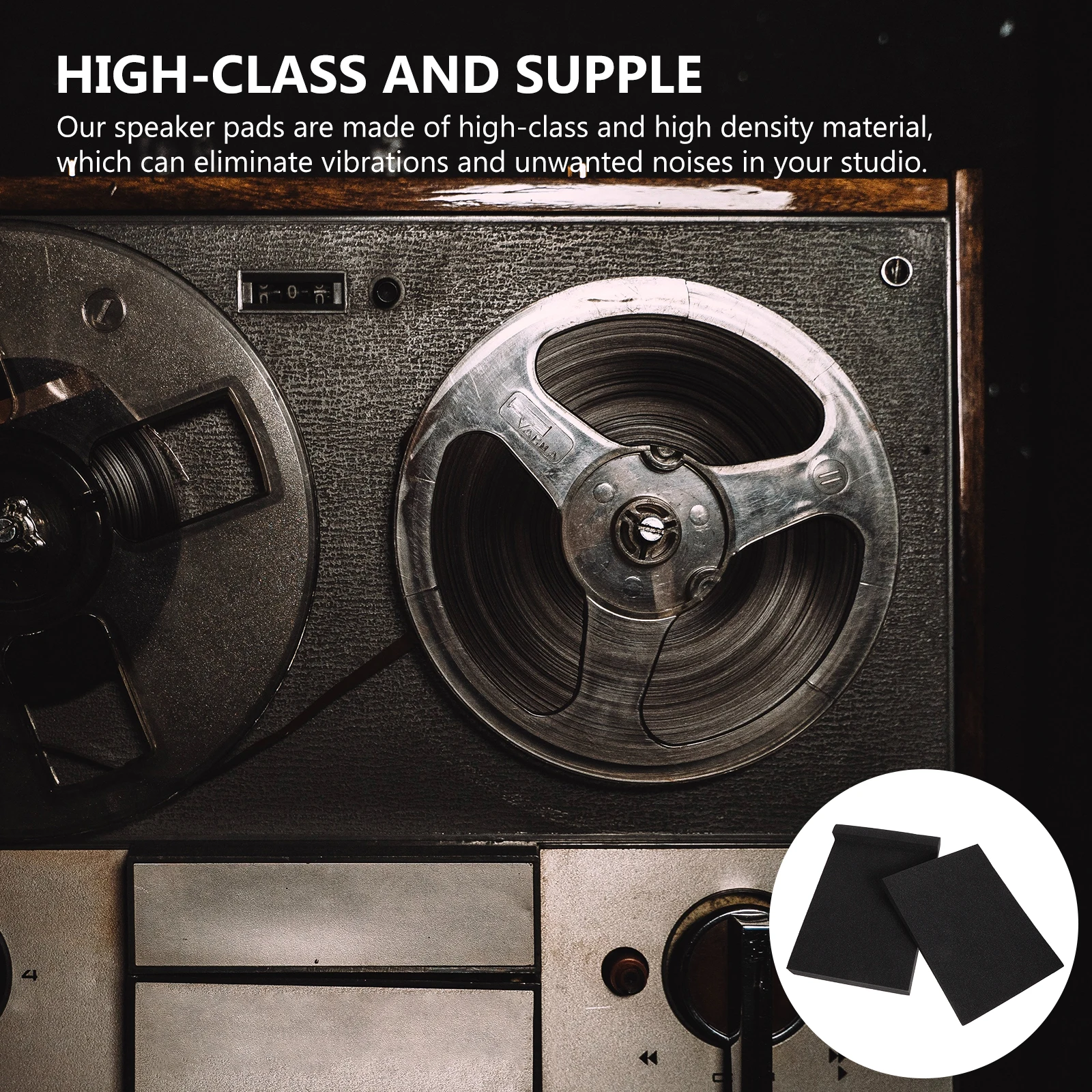 2pcs Sound Isolation Pads High-Density Sponge Shockproof Cushion For Studio Monitor Speaker Noise Reduction Voice Box Audio
2pcs Sound Isolation Pads High-Density Sponge Shockproof Cushion For Studio Monitor Speaker Noise Reduction Voice Box Audio