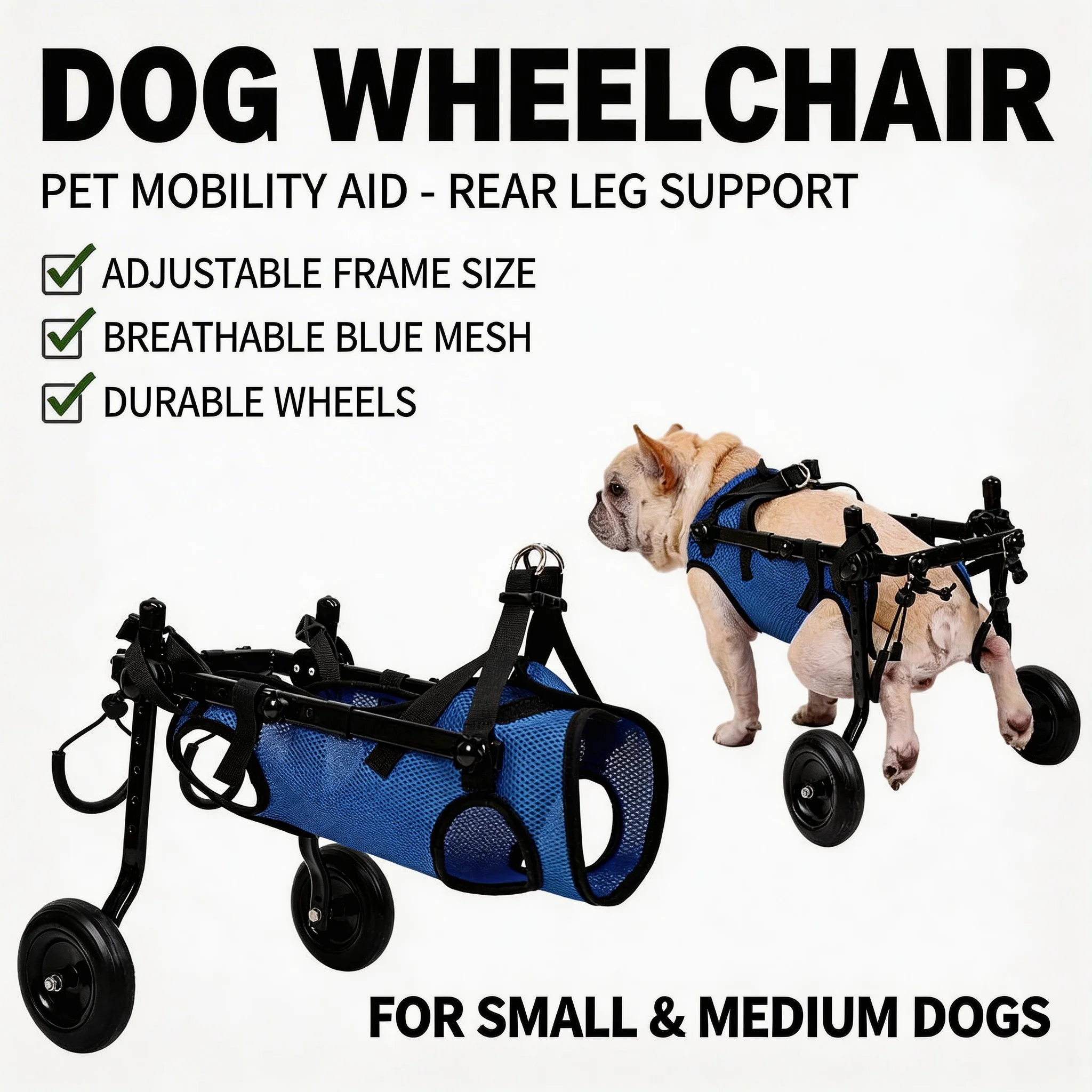Disabled Dog Wheelchair Cart Adjustable Pet Mobility Aids For Cat Dog Rehabilitation Walking Aid Post Surgery Recovery Special
Disabled Dog Wheelchair Cart Adjustable Pet Mobility Aids For Cat Dog Rehabilitation Walking Aid Post Surgery Recovery Special