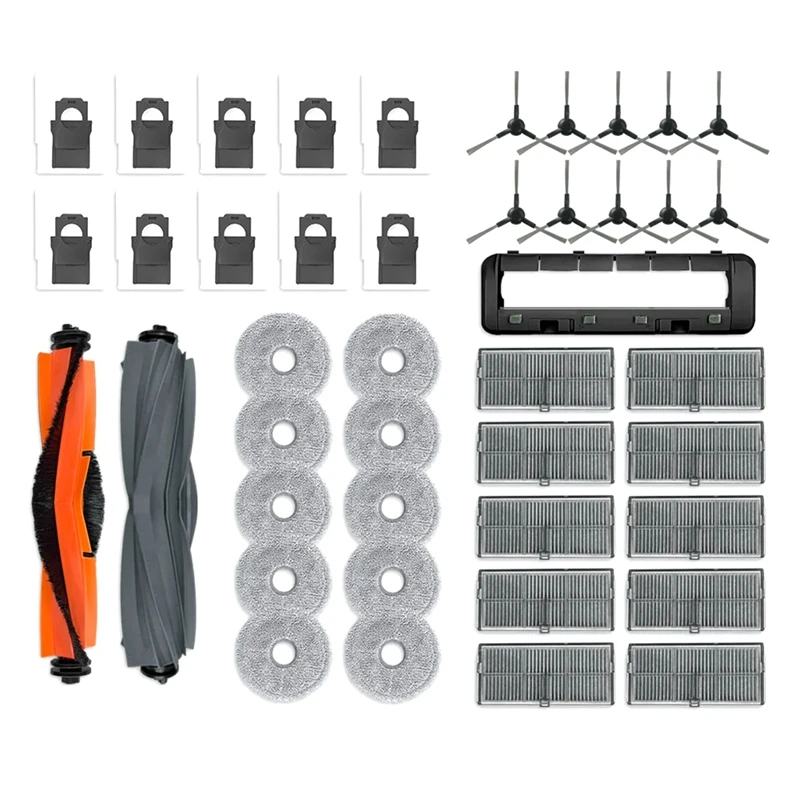 Main Side Brush Hepa Filter Mop Pad Dust Bag As Shown Plastic Home Appliance Accessories For Dreame X30 Pro Robot Vacuum
Main Side Brush Hepa Filter Mop Pad Dust Bag As Shown Plastic Home Appliance Accessories For Dreame X30 Pro Robot Vacuum
