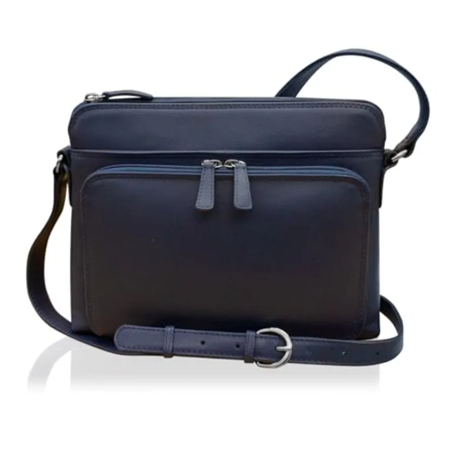 Crossbody Bags for Women: Genuine Leather RFID Blocking Shoulder Bag Organizer with Adjustable Strap, Brown, Premium Organizati
Crossbody Bags for Women: Genuine Leather RFID Blocking Shoulder Bag Organizer with Adjustable Strap, Brown, Premium Organizati