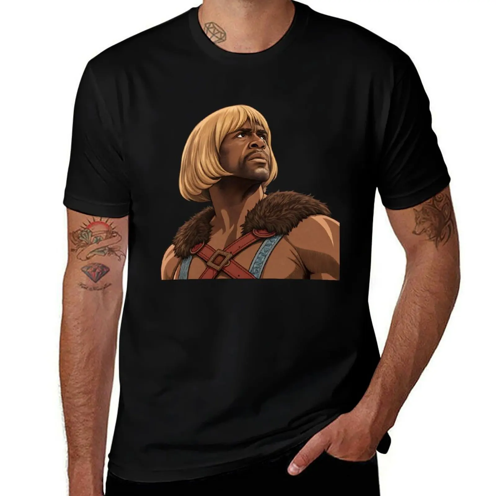 Terry Crews as He-Man Funny Power Parody Vector Art T-Shirt boys whites T-shirts man fitted t shirts for men
Terry Crews as He-Man Funny Power Parody Vector Art T-Shirt boys whites T-shirts man fitted t shirts for men
