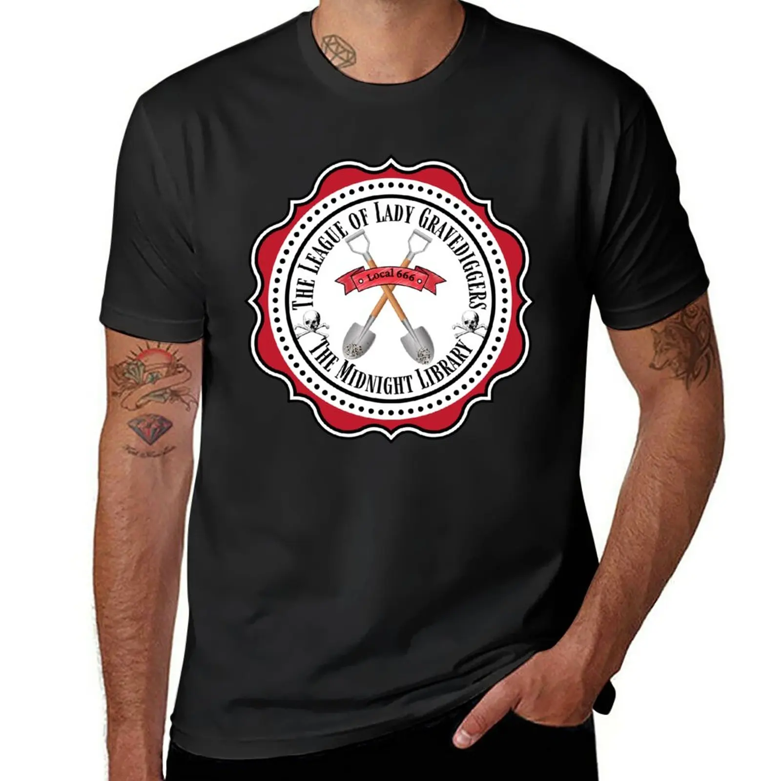 New The League of Lady Gravediggers UNION SEAL T-Shirt custom t shirts kawaii clothes t shirts for men graphic
New The League of Lady Gravediggers UNION SEAL T-Shirt custom t shirts kawaii clothes t shirts for men graphic