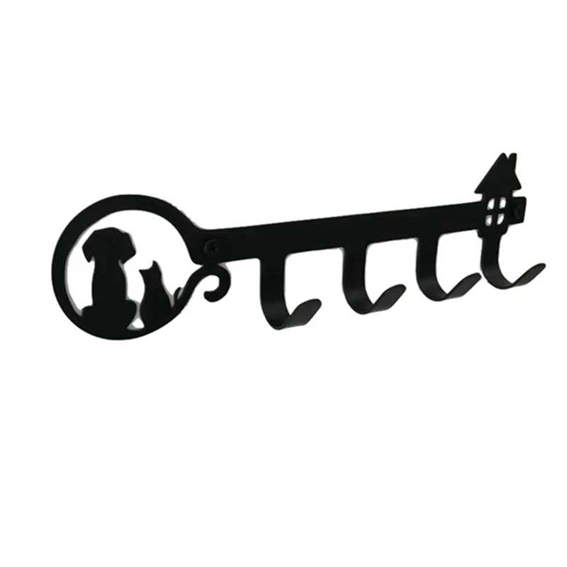 Wall Decor Black Metal Key Holder With 4 Hooks For Entrance Kitchen Corridor Office Key Hook
Wall Decor Black Metal Key Holder With 4 Hooks For Entrance Kitchen Corridor Office Key Hook
