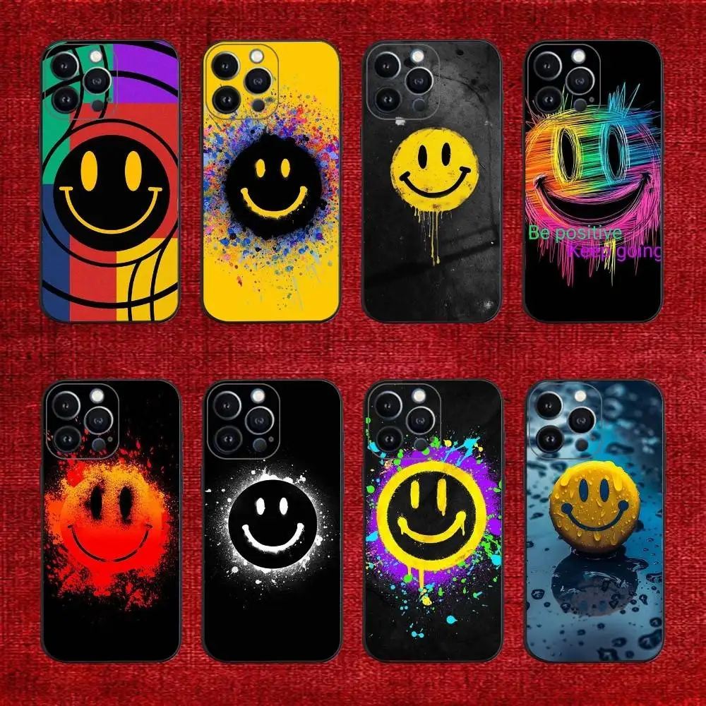 Luxury Smiling Face Phone Case For iPhone 16e,16,15,14,13,12,11,Pro,X,XS,Max,XR,Plus,Mini Soft Black Cover
Luxury Smiling Face Phone Case For iPhone 16e,16,15,14,13,12,11,Pro,X,XS,Max,XR,Plus,Mini Soft Black Cover