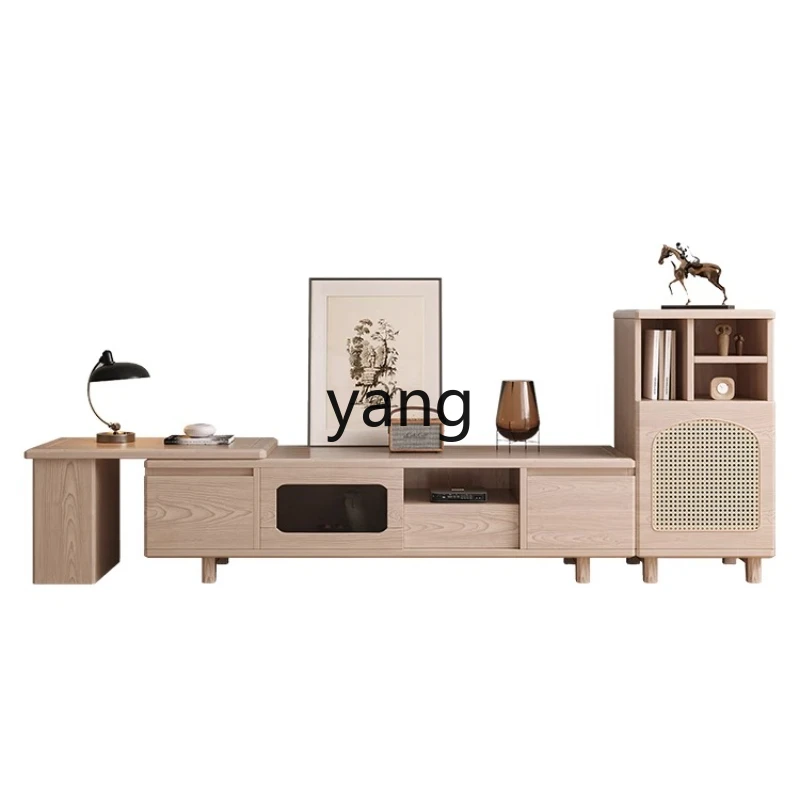 LHE solid wood TV cabinet coffee table combination modern simple living room home locker
LHE solid wood TV cabinet coffee table combination modern simple living room home locker