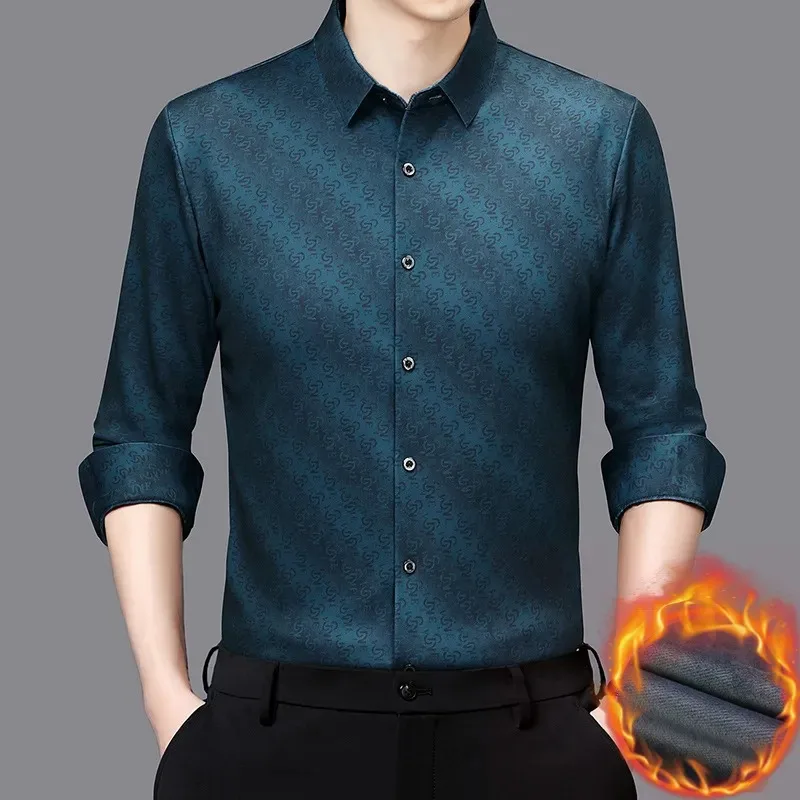 Men's Long Sleeve Thermal Shirt Button Cardigan Lapel Contrast Print Casual Formal Fashion Top
Men's Long Sleeve Thermal Shirt Button Cardigan Lapel Contrast Print Casual Formal Fashion Top