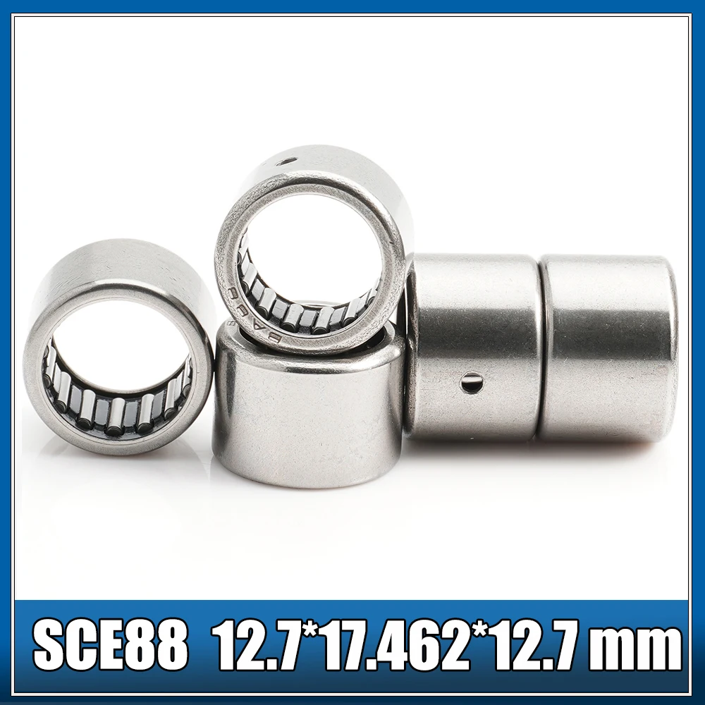 SCE88 Bearing 12.7*17.462*12.7 mm ( 5 PCS ) Drawn Cup needle Roller Bearings B88 BA88Z SCE 88 Bearing
SCE88 Bearing 12.7*17.462*12.7 mm ( 5 PCS ) Drawn Cup needle Roller Bearings B88 BA88Z SCE 88 Bearing