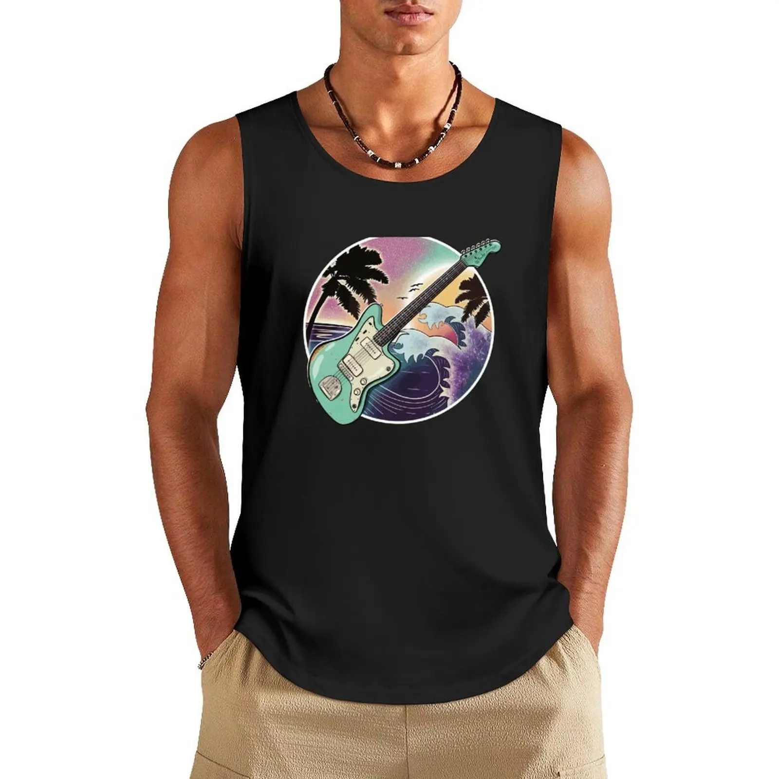 Jassmaster Guitar - Explore tropical surf sounds Tank Top bodybuilding men men clothes
Jassmaster Guitar - Explore tropical surf sounds Tank Top bodybuilding men men clothes