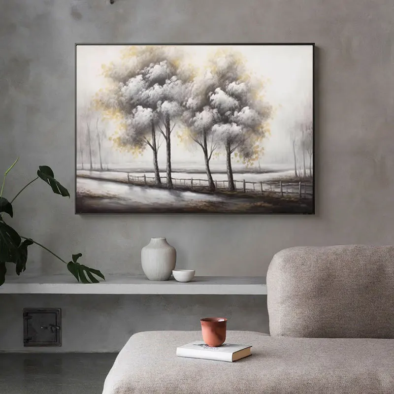 Trees Landscape Abstract Still Life Bedroom Entrance Dining Room Decorative Painting Canvas Painting
Trees Landscape Abstract Still Life Bedroom Entrance Dining Room Decorative Painting Canvas Painting