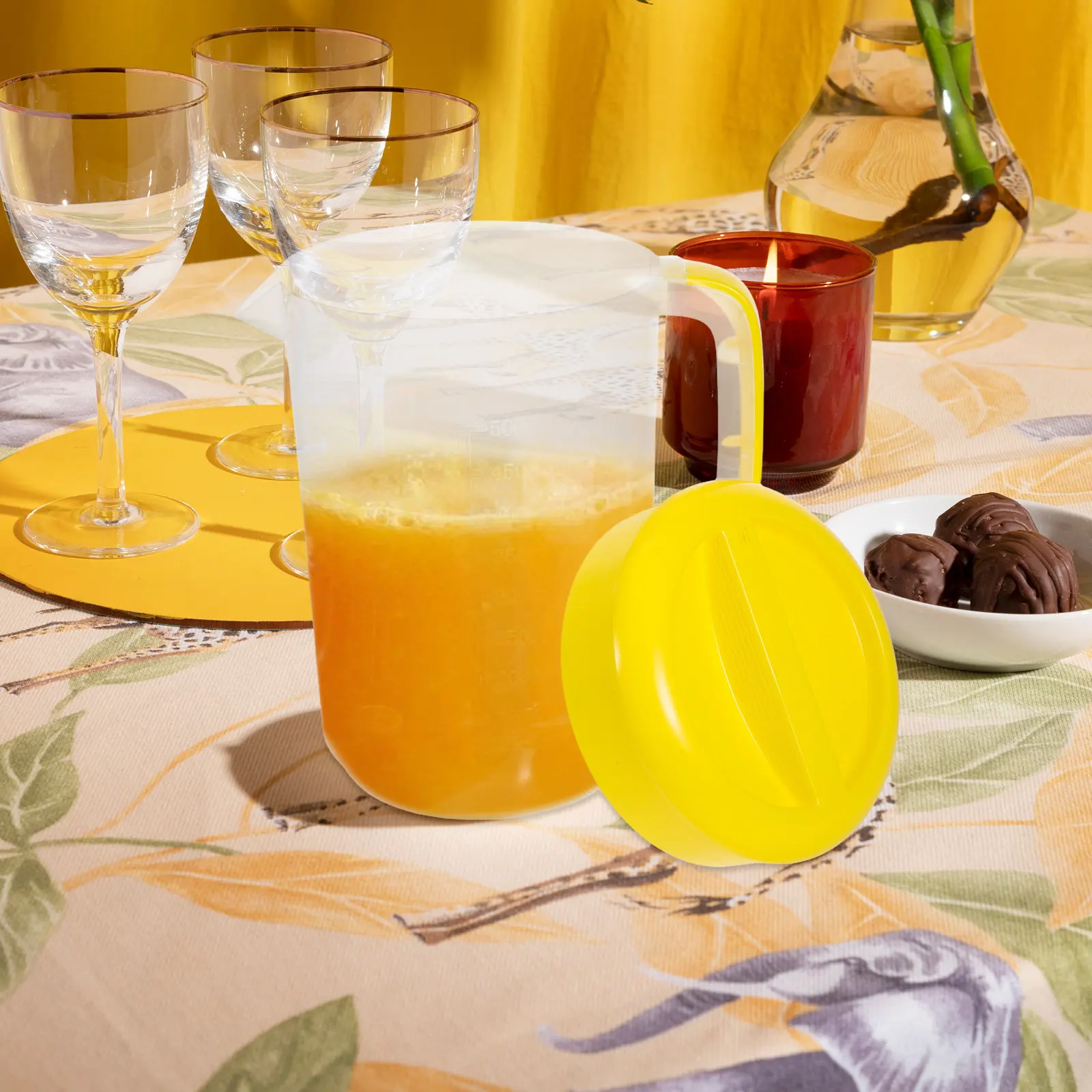 2Pcs Large Capacity Plastic Water Pitcher with Lid Measurement Marks for Cold Beverages Juice Iced Tea Lemonade Camping Outdoor
2Pcs Large Capacity Plastic Water Pitcher with Lid Measurement Marks for Cold Beverages Juice Iced Tea Lemonade Camping Outdoor