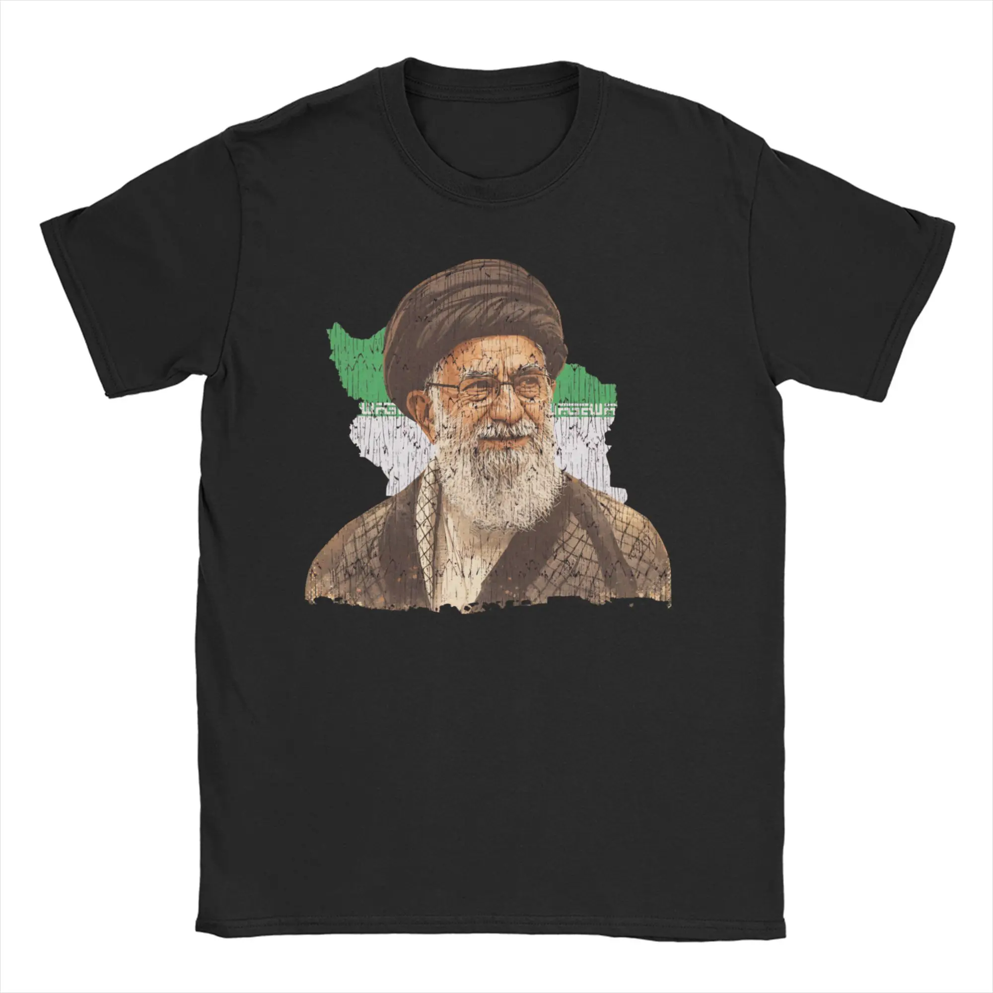 Ali K-Khamenei Men T Shirt Fun Tee Shirt Short Sleeve Round Collar T-Shirts Cotton Big Size Clothing
Ali K-Khamenei Men T Shirt Fun Tee Shirt Short Sleeve Round Collar T-Shirts Cotton Big Size Clothing