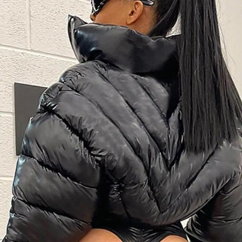 39BC Womens Solid Color Tight Waist Corsets Cropped Puffer Jackets Full Zipper Winter Warm Short Padded Bubble Coat Outerwear
39BC Womens Solid Color Tight Waist Corsets Cropped Puffer Jackets Full Zipper Winter Warm Short Padded Bubble Coat Outerwear