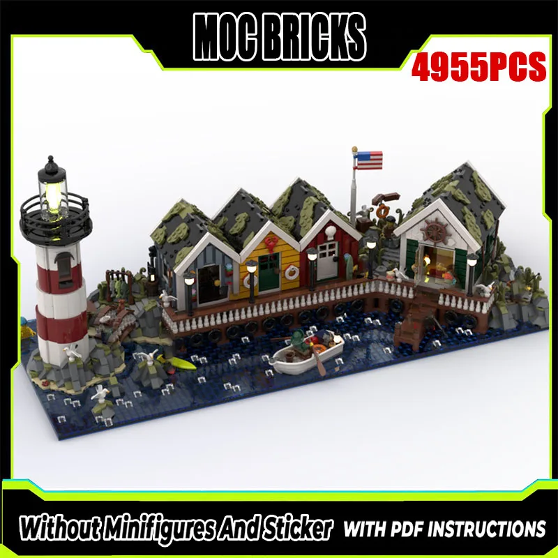 Moc Building Blocks Architecture Model Seaside Town Modular Technology Building Blocks Festival Gift Children's Toy DIY Set
Moc Building Blocks Architecture Model Seaside Town Modular Technology Building Blocks Festival Gift Children's Toy DIY Set