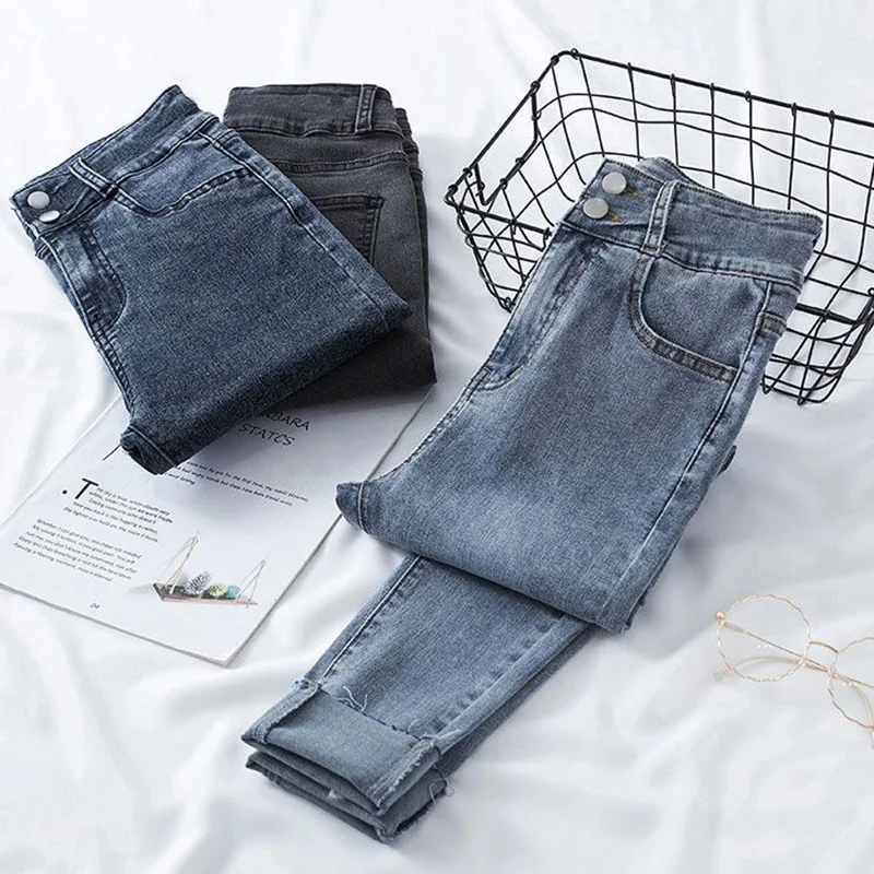 High Street Girls Narrow Straight Leg Jeans Female Fashion Simple Casual Denim Pants Women Classic High Waist Trousers
High Street Girls Narrow Straight Leg Jeans Female Fashion Simple Casual Denim Pants Women Classic High Waist Trousers