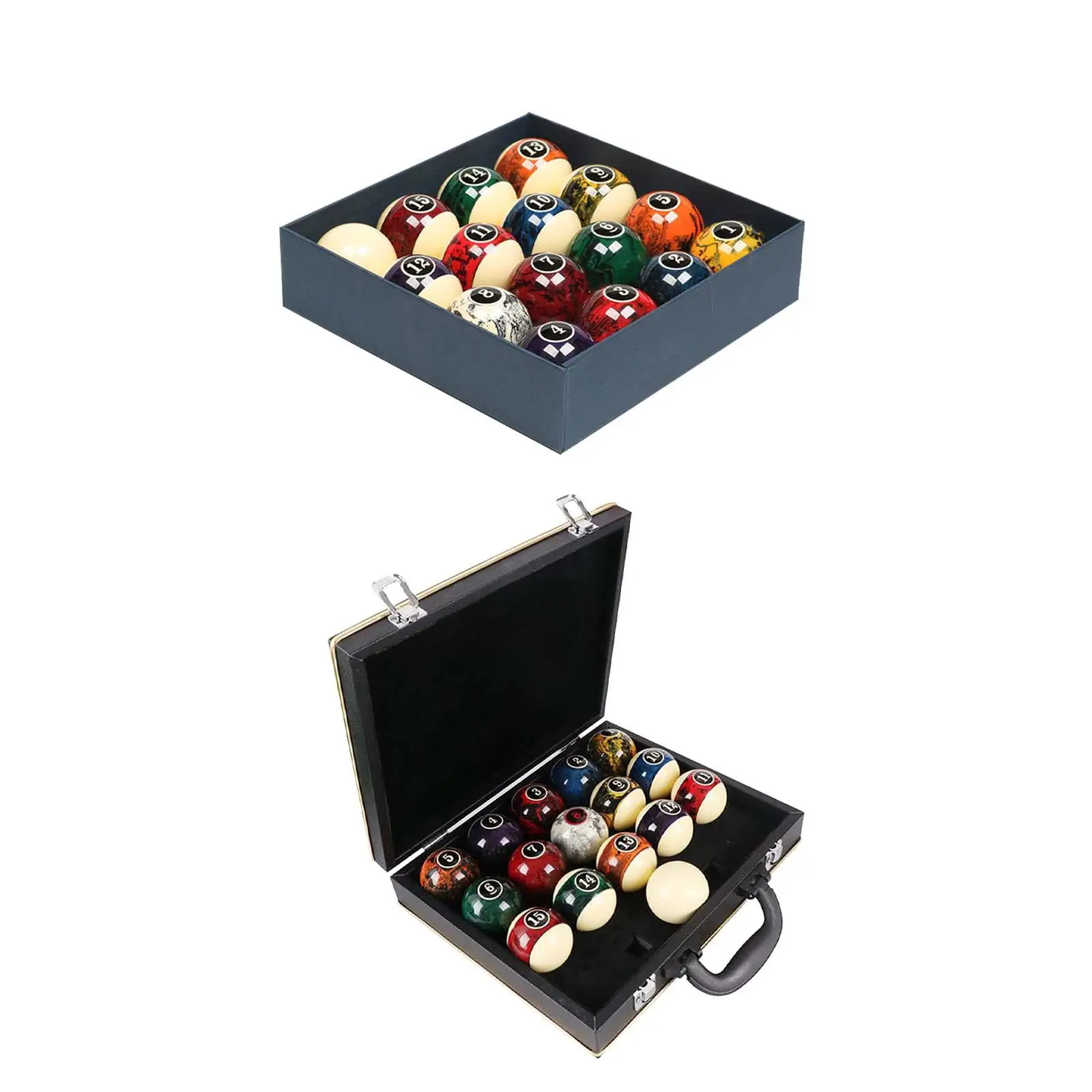 16 pieces Billiard ball set 2.25 "Pool table balls Professional billiard
16 pieces Billiard ball set 2.25 "Pool table balls Professional billiard