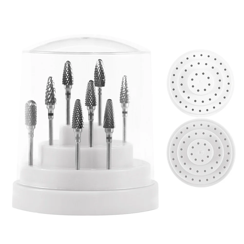 1Pcs Nail Drill Bit Storage Box 48 Holes Plastic Organizer Holder Stand for Manicure Professional and Home Use Display
1Pcs Nail Drill Bit Storage Box 48 Holes Plastic Organizer Holder Stand for Manicure Professional and Home Use Display