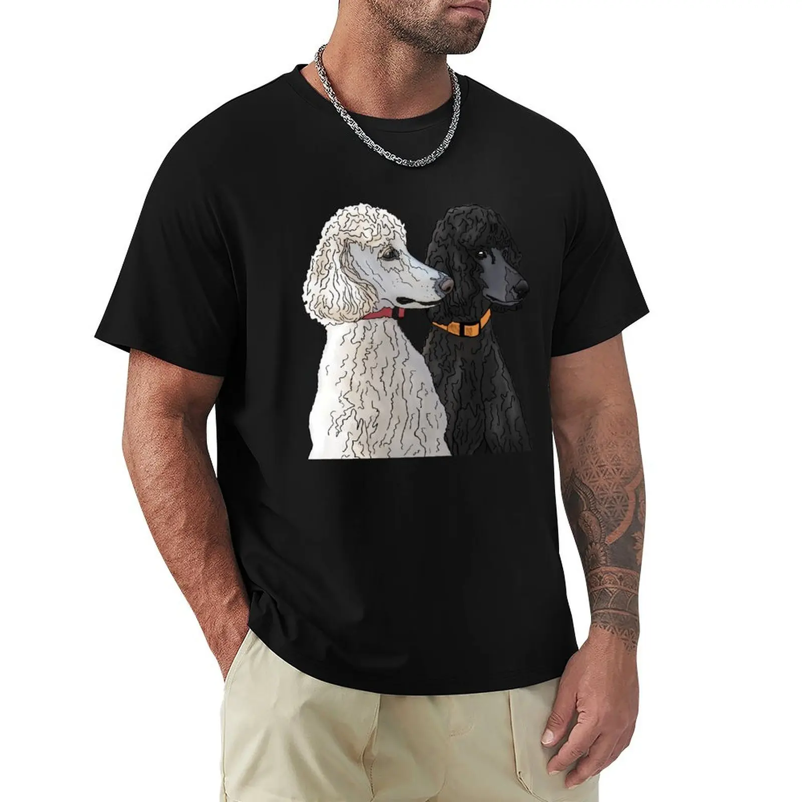 Pair of Poodles T-Shirt Daily Work Short Sleeve Top
Pair of Poodles T-Shirt Daily Work Short Sleeve Top