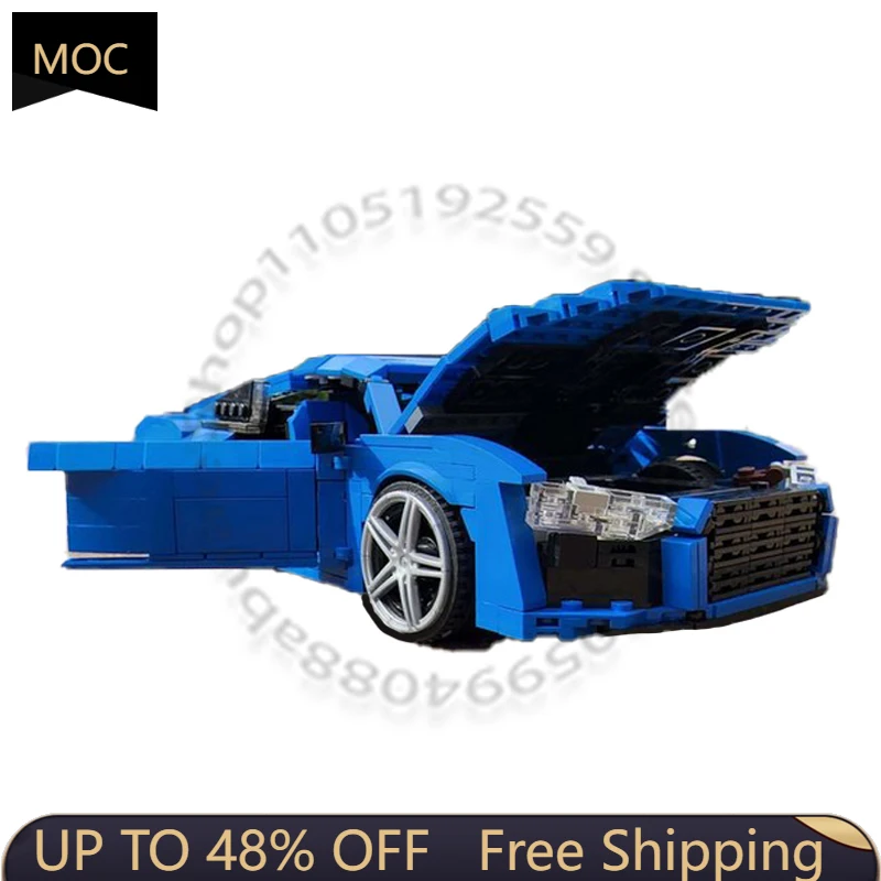 938 PCS Speedy Sports Car R8 V10 Plus MOC Customize Modular Building Block Design Popular Brick Simple DIY Toy Birthday Gift
938 PCS Speedy Sports Car R8 V10 Plus MOC Customize Modular Building Block Design Popular Brick Simple DIY Toy Birthday Gift