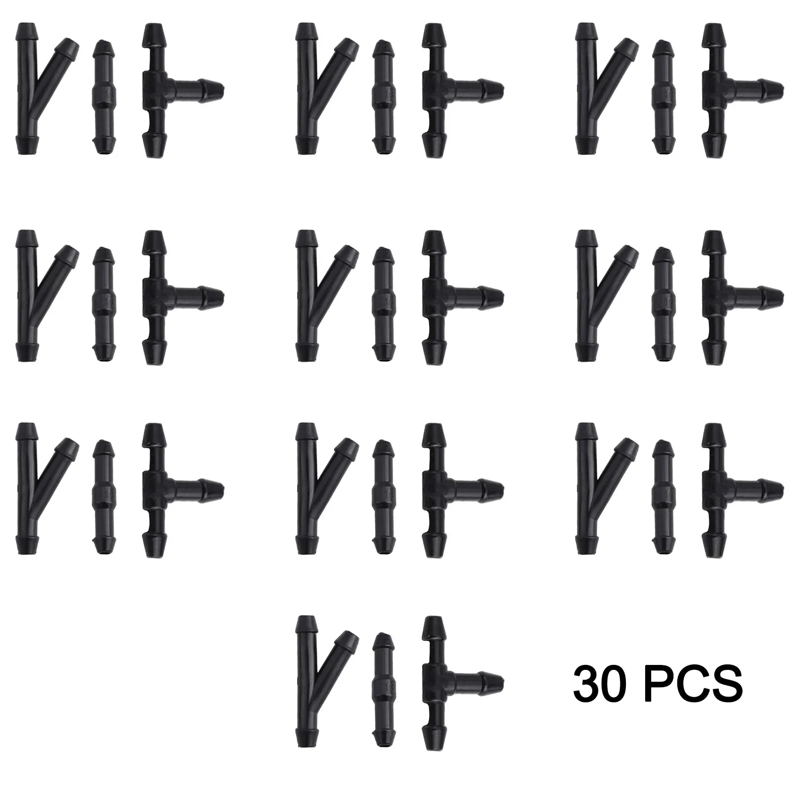 Car Washer Tubing Splitter Fittings Windshield Washer Hose Connector Flexibilit OEM Number Premium Black Plastic
Car Washer Tubing Splitter Fittings Windshield Washer Hose Connector Flexibilit OEM Number Premium Black Plastic