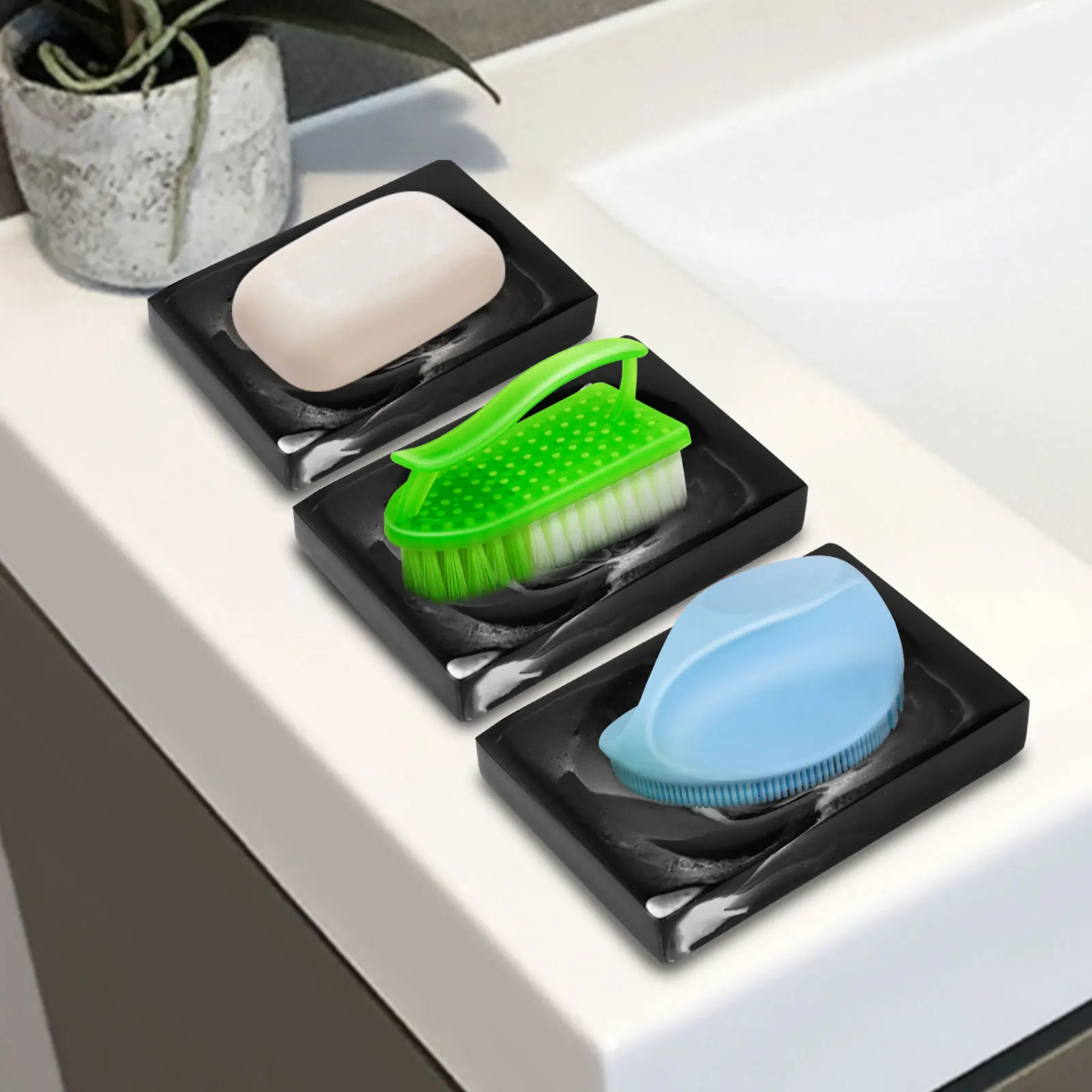 Resin European Soap Box Waterproof Scratchproof Moisture Resistant Easy Clean Multi Purpose Jewelry Key Lipstick Tray For
Resin European Soap Box Waterproof Scratchproof Moisture Resistant Easy Clean Multi Purpose Jewelry Key Lipstick Tray For