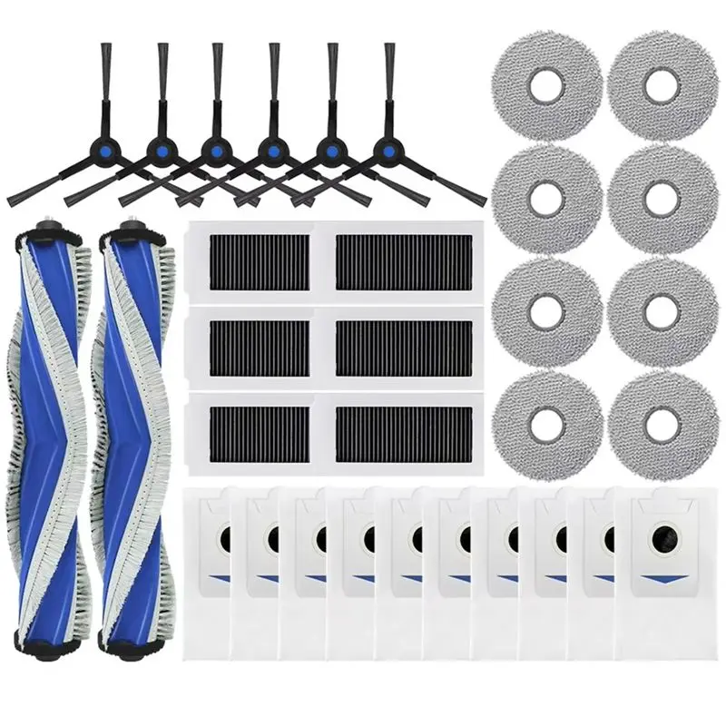 YCOC-For Ecovacs X5 OMNI/X5 PRO OMNI Robot Vaccum Replacement Parts-Dust Bag, Main Side Brush, Filter, Mop Accessories
YCOC-For Ecovacs X5 OMNI/X5 PRO OMNI Robot Vaccum Replacement Parts-Dust Bag, Main Side Brush, Filter, Mop Accessories