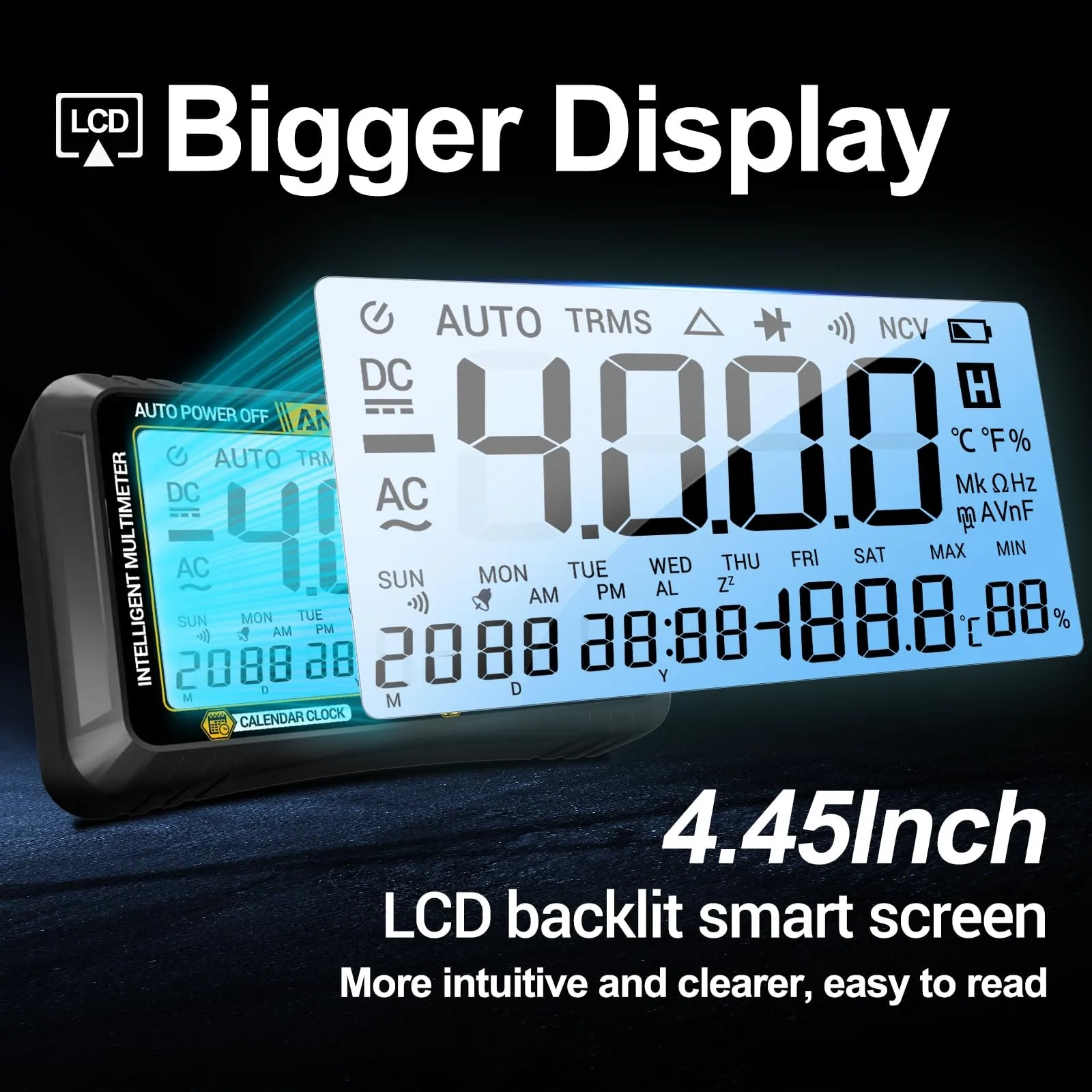 Voltage Tester Automatic Distance Measuring ANENG Digital Multimeter Tester 4000 Counting
Voltage Tester Automatic Distance Measuring ANENG Digital Multimeter Tester 4000 Counting
