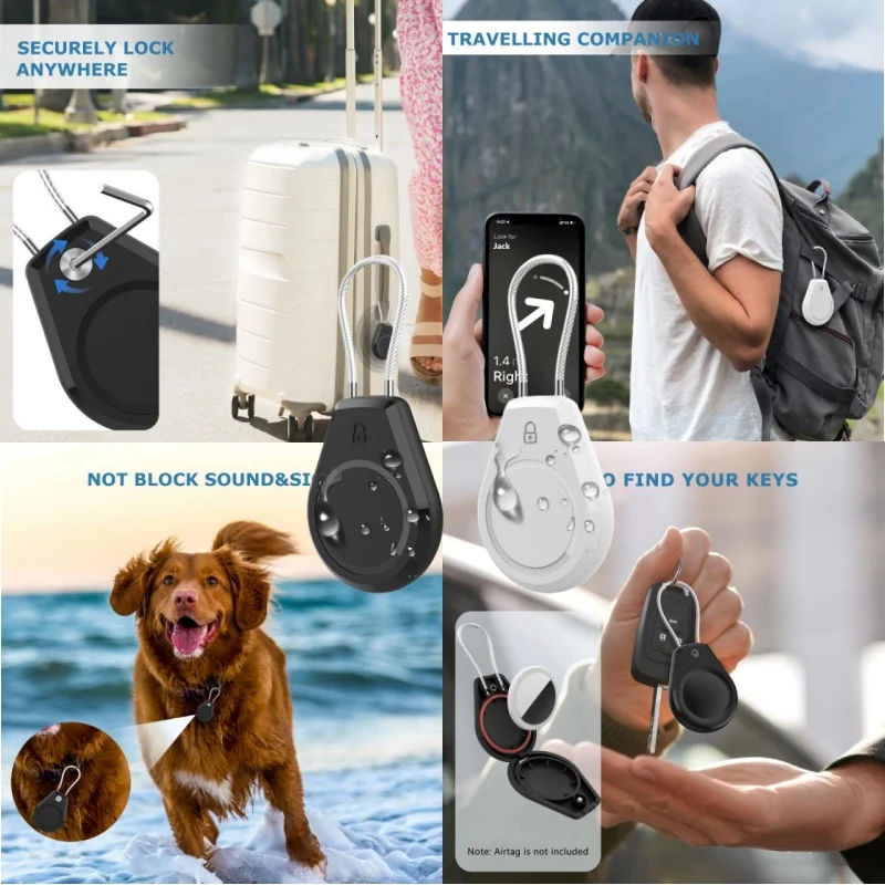For AirTag Waterproof Keychain Holder, Durable Loss-Proof AirTag Protective Case with Key Ring for Keys, Luggage, Backpacks, Dog
For AirTag Waterproof Keychain Holder, Durable Loss-Proof AirTag Protective Case with Key Ring for Keys, Luggage, Backpacks, Dog