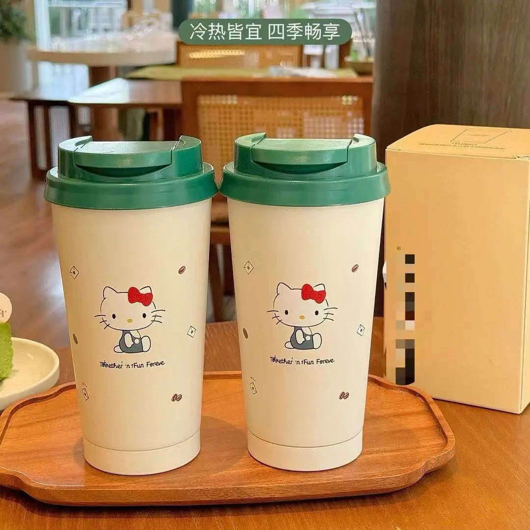 New Hello Kitty Joint Coffee Cup 304 Stainless Steel Thermos Imitation Coffee Cup Kawaii Water Cup Girl Birthday Gift
New Hello Kitty Joint Coffee Cup 304 Stainless Steel Thermos Imitation Coffee Cup Kawaii Water Cup Girl Birthday Gift