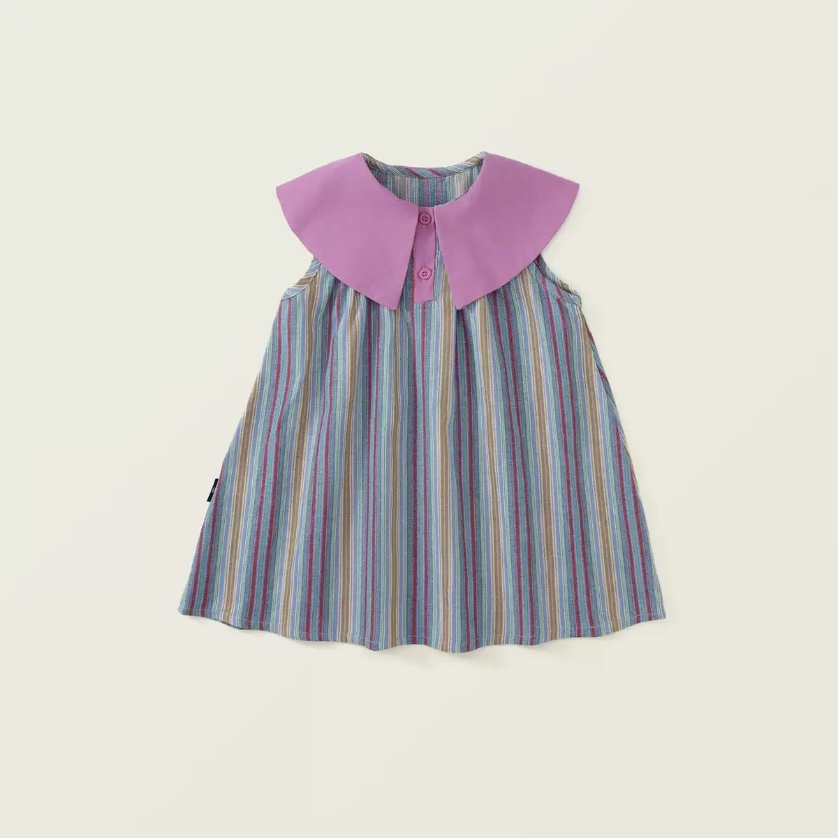 New Summer Kids1-8Y Girls Striped Tank Dress, Contrast Color Lapel Cute Dress for Toddler for 90-140cm
New Summer Kids1-8Y Girls Striped Tank Dress, Contrast Color Lapel Cute Dress for Toddler for 90-140cm