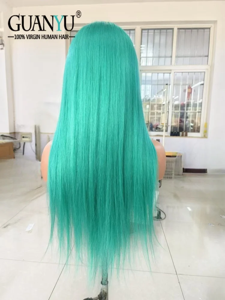 13X6 HD Mint Green Lace Front Wigs for Women Loose Wave 4x4 13X4 Light Blue Lace Frontal Wig Colored Remy Human Hair Wigs
13X6 HD Mint Green Lace Front Wigs for Women Loose Wave 4x4 13X4 Light Blue Lace Frontal Wig Colored Remy Human Hair Wigs